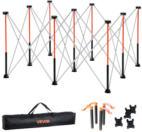 VEVOR Banco de Trabajo Plegable Portátil, Banco de Trabajo 1264 x 1264 x 733 mm con Bolsa de Almacenamiento (Tablero no Incluido), Capacidad de Peso de 1589 kg para Garaje, Taller y Exterior