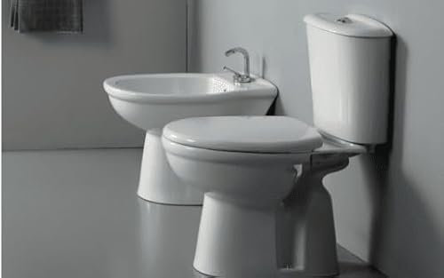 OPERA SANITARI Coppia Vaso con Cassetta monoblocco scarico S/P e Bidet Oxa