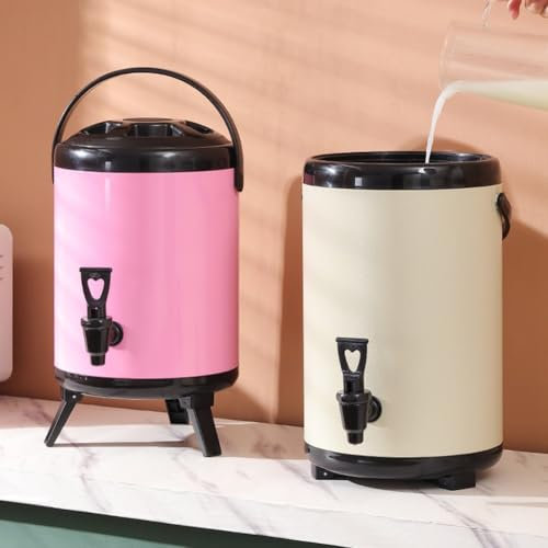 Cubo de té aislado para aventuras de camping, fácil de limpiar y (8 litros)