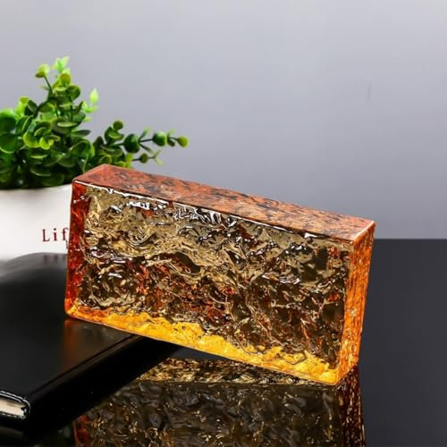 Mixtric Glasbausteine Wanddeko Rechteckige Glasbausteine Als Trennwand Und Akzentwand,12,20X10X5CM