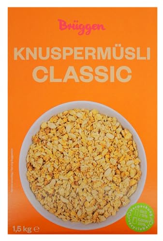 Brüggen Knuspermüsli Classic, 4er Pack (4 x 1.5 kg)