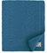 Linen & Cotton Babydecke Gestrickt Lilou Jungen Mädchen -100% Reine Neuseeland Wolle, Blau (85 x 65cm) Kuscheldecke Strick/Erstlingsdecke/Einschlagdecke Sommer Winter Kinderwagen Babyschale Babybett