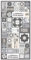 Panorama Alfombra Vinílica Cocina Baño - Varios Tamaños - (Cocina Collage Palabras Baldosas Gris 80x150 cm)