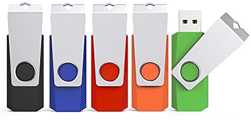 KEXIN 32GB USB Stick 5er Pack USB-Stick 32 GB USB 2.0 Speicherstick Flash-Laufwerk mit LED-Anzeige (32GB 5 Stück)