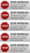 5 x Brandengel® Keine Werbung Aufkleber - Schild grau schattiert Folie (Stop Bitte Keine Kostenlose Zeitung, Flyer, Handzettel, Wurfsendungen, Wochenblätter, Werbung) für den Briefkasten - 5 Stück