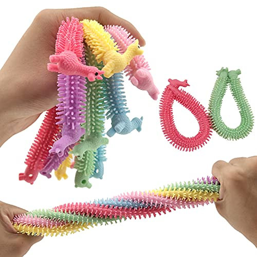 Zayin Stretchy Fidget Alpaca Noodles String Toy,Unique Sensory ADHD Sensory Toys Good for Kids and Adults with ADD,ADHD,OCD or Autism(Alpaca)