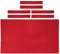 Harilla 8FT / 7FT Billard Tuch Billard Pad Pad Ersatz, Rot, 8ft