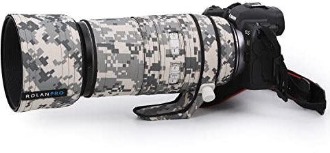 ROLANPRO Waterproof Lens Cover for Canon RF 100-500mm F/4.5-7.1L USM Camouflage Rain Cover UCP Waterproof