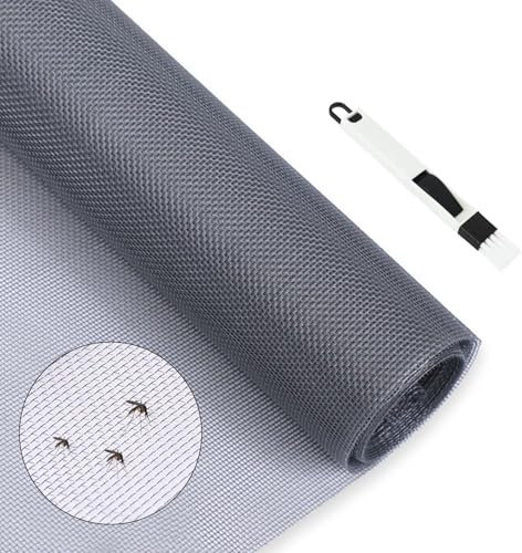 Rete Zanzariera, Fai da te Zanzariera Finestra, 120 x 250 cm Zanzariera, Riutilizzabile Zanzariere per Finestre, Zanzariere, Zanzarie Adatto per Anti Mosche Zanzare Punture di Insetti