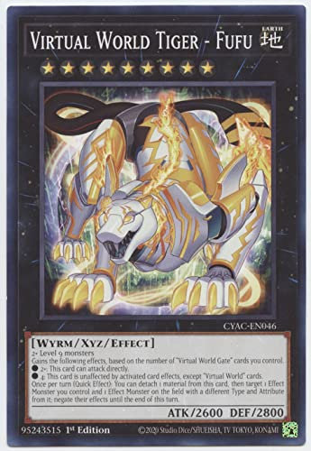 YU-GI-OH! Virtual World Tiger - Fufu - CYAC-EN046 - Common - 1. Auflage