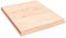 vidaXL Étagère Murale, Dessus de Table avec Bord Vivant, Tablette Suspendue avec Rangement, Rustique, Bois de Chêne Massif Non Traité
