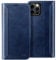 OCASE Retro Hülle für iPhone 15 Pro Max Handyhülle Tasche PU Leder Flip Cover Brieftasche Etui RFID Schutzhülle Klapphülle Lederhülle Kompatibel für iPhone 15 Pro Max Blau 6,7 Zoll