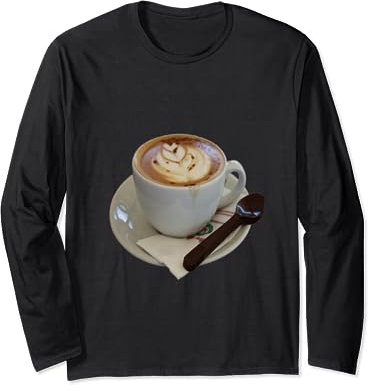 Americano Café Tulipe Cuillère à Chocolat Manche Longue