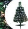 SPOTRAVEL 2FT Christmas Tree, Fiber Optic Xmas Tree with 60 PVC Branch Tips, Bushy Luxury Artificial Trees for Home Office Shop