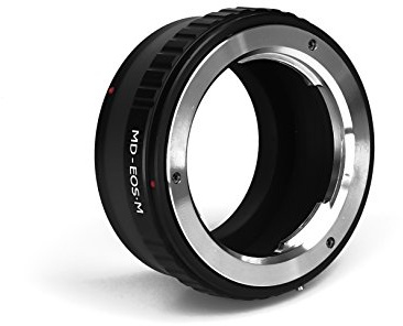 MD-EOS M Objektivadapter kompatibel für Minolta MD Objektiv kompatibel mit Canon EOS-M EF-M Adapter