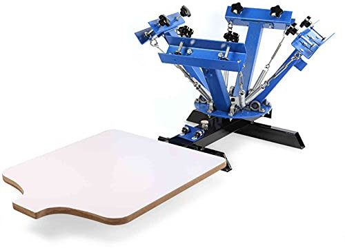 Pressa a Caldo 4 Colori 1 Stazione Serigrafica Macchina Serigrafica Macchina Serigrafica