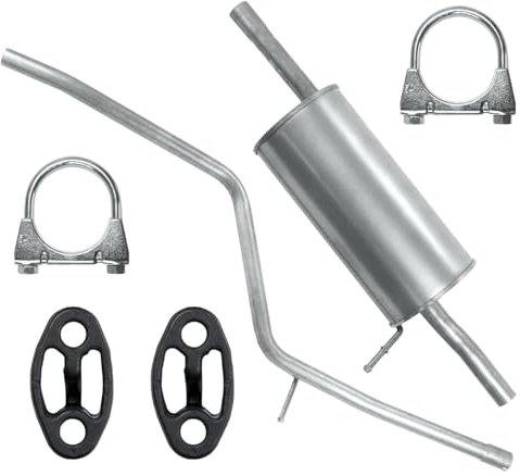 Polmo Schalldämpferset Auspuffanlage Auspuff für Dacia Logan 1 I 2005-12/2012 1.5 DCI