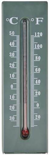 degawo Thermometer mit Schlüsselversteck Versteck für Schlüssel Ablage grün