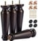 Btowin VCF 18cm Holz Möbelfüße, 4er Set Massivholz Spindel Tischbeine Möbelbeine mit vorgebohrten M8 Bolzen & Montageplatten für Schrank Sofa Garderobe Kommoden