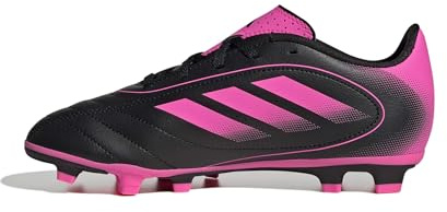 Adidas Unisex-Kids Goletto IX Firm Ground/Multi Ground Soccer, Black/Lucid Pink/Black, 6
