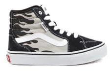 Vans Filmore Hi, Zapatillas para Unisex niños, Tonal Flames Grey/White, 34 EU