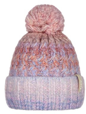 Barts Damen Strickmütze Catbird gefütterte Wintermütze mit Bommel 3308 Lilac 18