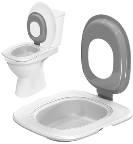 Katzen WC-Sitz Toiletten, Katzentoilette Trainingsset, Kunststoff Sandkasten Matte Katzentrainer, Katzentoilette Katzenklo Toilettensitz Für Jeder Katze, Jedem, Jeder Rasse, Größe Oder Intelligenz