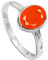 JEWELFORCE 925 Sterling Silber Karneol Edelstein Ring Herren Damen Stein Band Ring Alle Größen Ring Handgefertigter Schmuck JSR-1078AF_67 (21.3)