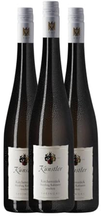 Künstler Hochheimer Kirchenstück Im Stein Riesling Trocken Rheingau 75 cl Weißwein (Karton mit 3 Flaschen von 75 cl)