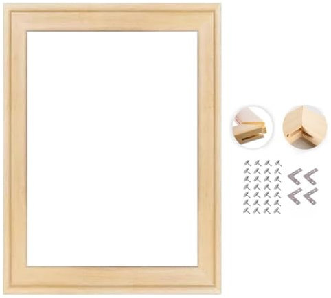 Cozylkx 150 x 90 cm Holz-Leinwandrahmen-Set Zum Zusammenfügen, DIY-Kunst-Leinwandrahmen, Solide Keilrahmen Aus Holz Für Drucke, Gemälde, Poster, ölgemälde