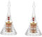 QUMIIRITY 2stücke Acryl Buddha Pagode Dekoration Turm Für Desktop Delikates Ornament Für Buddhistische Sammlerstücke Und Innenraumgestaltung Langlebig Und Stilvoll