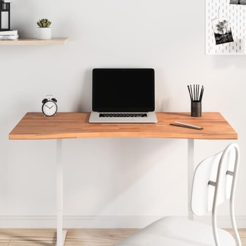 Massivholz Buche Schreibtischplatte 110x55cm Premium Qualität Haus & Garten Möbel