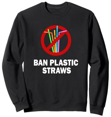 Ban Pailles jetables en plastique Sweatshirt