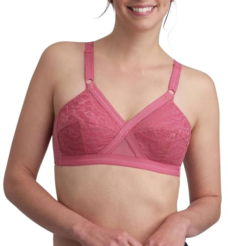 Playtex Bra Woman Cross Your Heart Non-Wire Bra x1, Pink, 42B