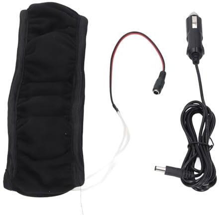 Heated Steering Wheel Cover:Universal Nylon Car Steering Wheel Warmer,Anti Slip Design,Ensure Driving Safety and Keep Hands Warm