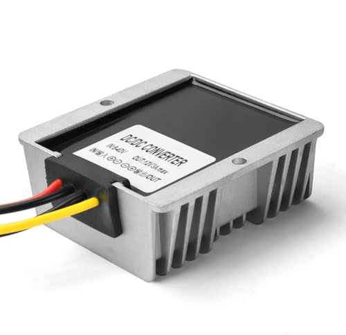 DC-DC 8-40V zu 12V Spannungs-Wandler 3A 36W, Aideepen Spannungs-regler 8-40V Step Down Converter, Aluminum Shell Waterproof Spannungsstabilisator