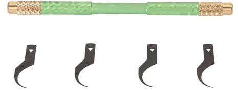 Coltello per rimuovere colla CPU professionale 4 in 1 finitura manuale Kit di strumenti per rimuovere colla chip IC CPU per riparazione smartphone IOS Realizzato in lega di