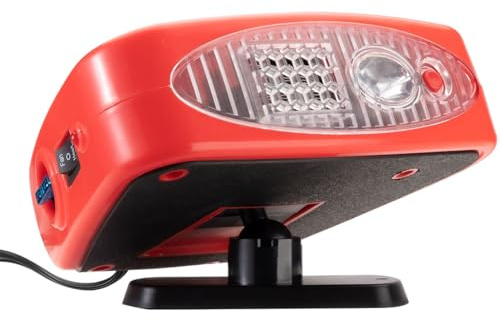 Casativo Leistungsstarker elektrischer Auto-Zusatzheizlüfter mit Kugelkopf-Halterung – 150W, 12V, schnelles Enteisen & Wärmen, ideal für kalte Winter-Morgen
