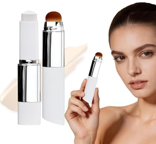 Faccelove Foundation Stick mit Pinsel - Color Changing Foundation mit LSF 15 - Automatische Farbanpassung - Natürlicher Glow & Schwereloses Gefühl - Lang Anhaltender für Alle Hauttypen