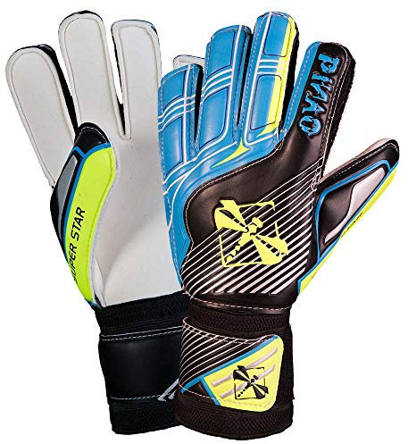 PiNAO Sports - Torwarthandschuh, Größe 6-8 [Fußballhandschuhe, Kinder, Fingerschutz, Fingersave] (7)