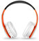 KuanDar Ele Casque Gaming，Microphone à Réduction du Bruit， Microphone - Écouteurs Audio Haute Qualité + Fortes Basses - Micro Casque Gaming Anti Bruit pour PC Portable, Orange
