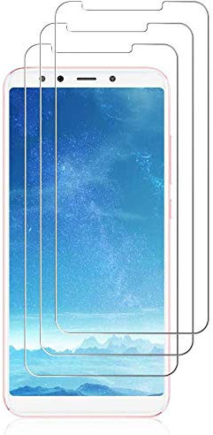 iGlobalmarket [3 Unidades] Protector de Pantalla compatible para Xiaomi Mi 6x / Mi A2, Cristal Templado, Alta Definicion, 9H Dureza, Resistente a Arañazos