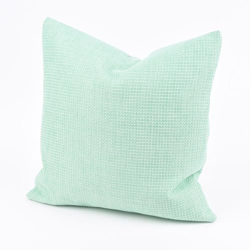 SCHÖNER LEBEN. Kissenhülle Dallas Strukturstoff Uni Mint 50x50cm