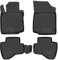 WALSER XTR Gummi Fussmatten Auto für Citroen C1 (PM, PN) Facelift 2009-09/2014, 100% passgenaue Auto Fußmatten, robuste Universal Fußmatte Auto, Gummimatten Auto, Auto Fussmatten Gummi