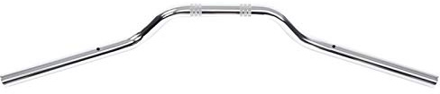 Pièce de rechange de barre de traînée de guidon de traqueur de moto en acier de 22 mm (Chrome) manillar 25mm custom guidon moto 22mm chrome