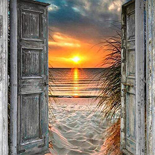 Yingxin34 Puzzle 4000 Teile,Sonnenuntergang am Strand Puzzle für Erwachsene, Puzzle Erwachsene anspruchsvoll, Geschicklichkeitsspiel für die ganze Familie-55.70x34.44 Zoll (141.5 x 87.5cm)