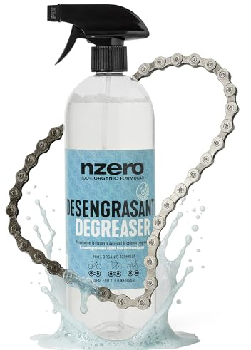 NZERO Bike Dégraissant vélo 1 L | Nettoyant chaîne, cassette et transmission, flacon avec pulvérisateur, action rapide sans solvants