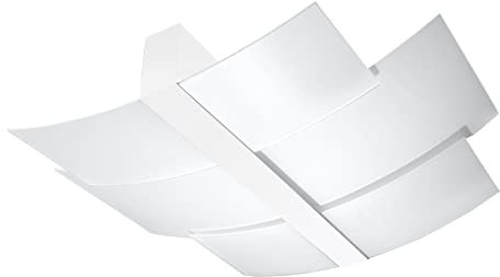 SOLLUX Steel Lighting LED Leuchtmittel Design Lampenschirm minimalistisch einfache Montage Deckenleuchte Celia weiß