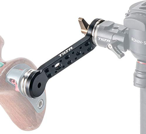 TILTA Rosetten Verlängerungsarm für RS2 RS3 pro RSC2 RS3 Gimbal mit Mehreren 1/4-Zoll-20 und 3/8-Zoll-16 Gewinden, kompatibel mit jedem Standard-Rosettenanschluss TGA-REA