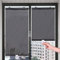 Indoor roller blinds with suction cups,roller blinds without drilling,retractable portable blinds,privacy blinds,kitchen,bathroom, living room windows and doors,adjustable,Black-58x125cm/22.8x49.2in